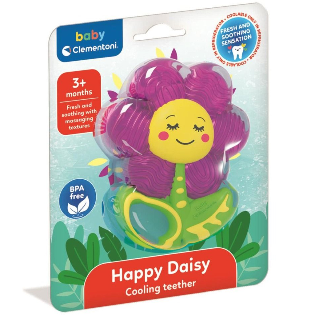 imagen de Happy Daisy mordedor refrigerante con flores - Clementoni Baby 1