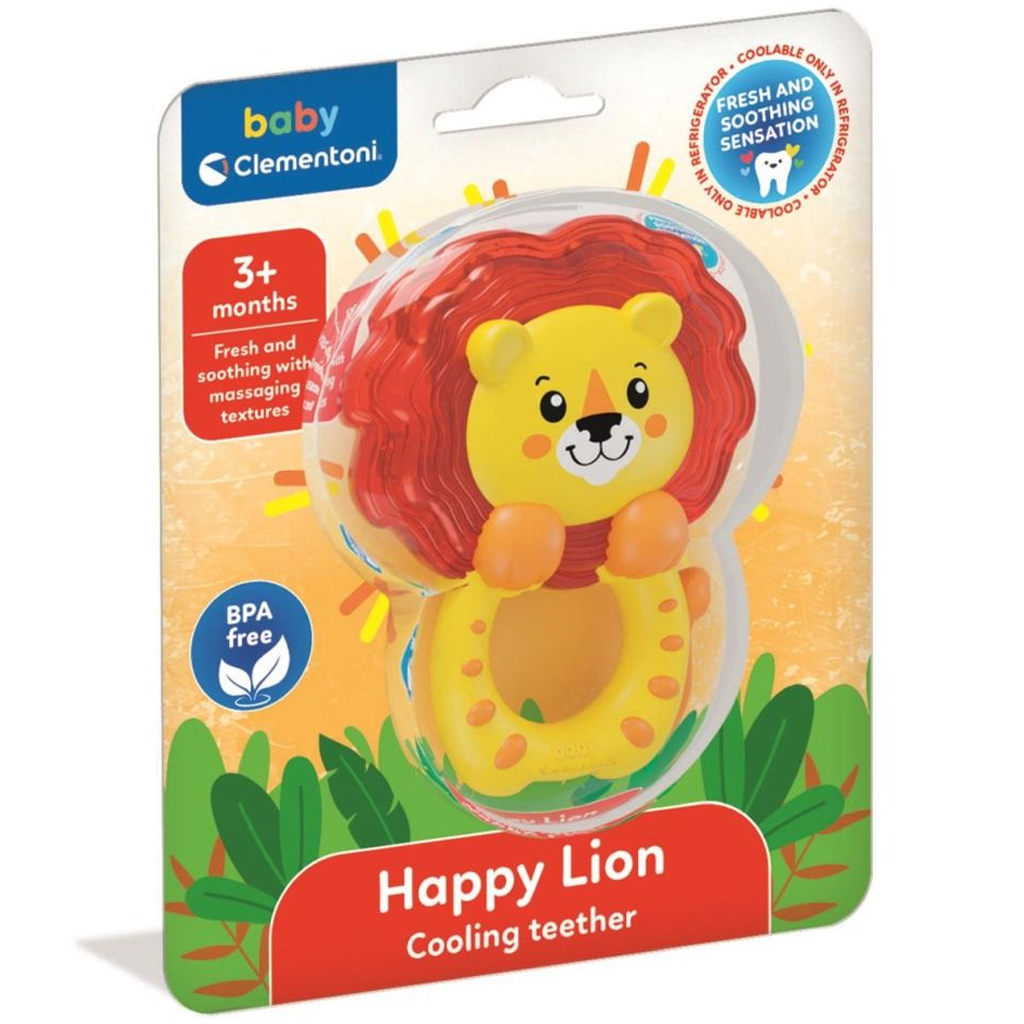 imagen de Happy Lion mordedor refrigerante con león - Clementoni Baby 1