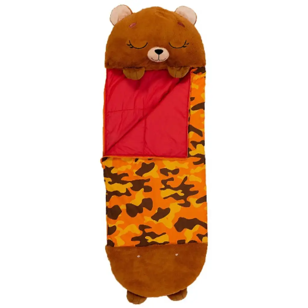 imagen de Happy Nappers: Almohada saco de dormir oso marrón 137cm 2