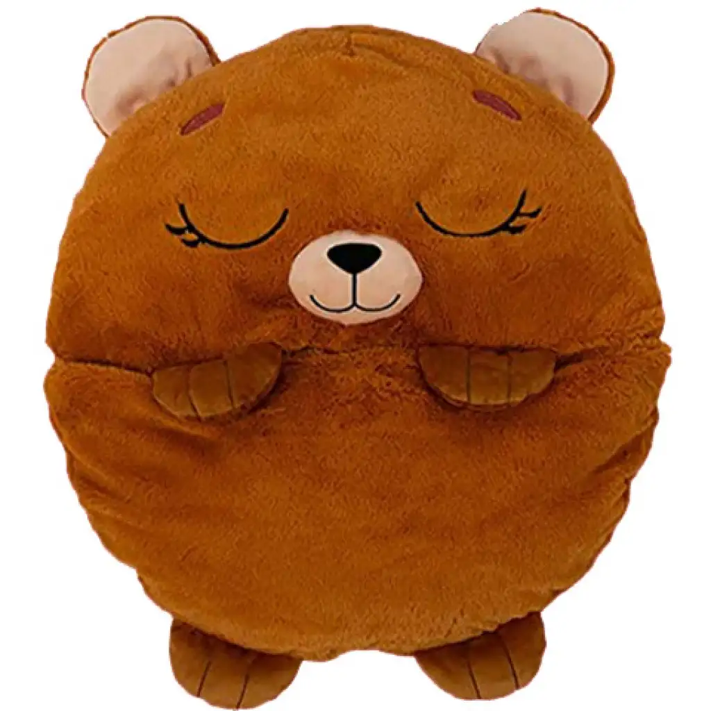 imagen de Happy Nappers: Almohada saco de dormir oso marrón 137cm 1