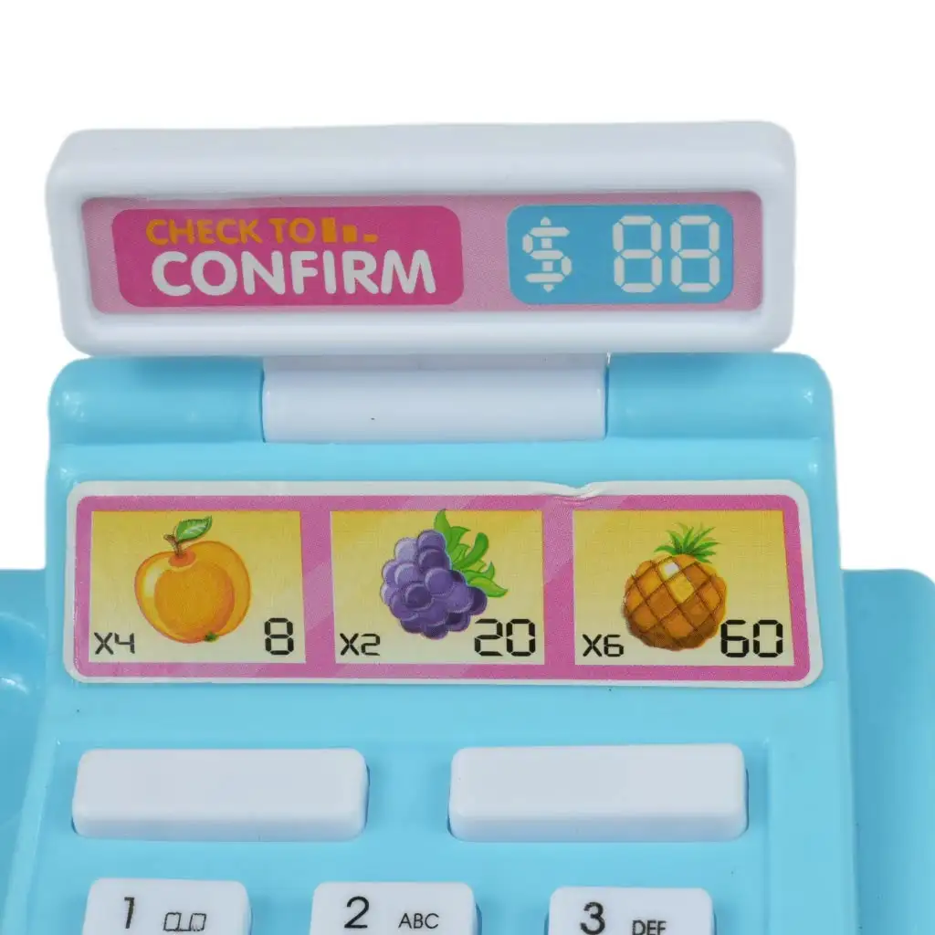 imagen de Happy Shopping: Caja registradora con cajón abierto en dos versiones 12,5cm 5
