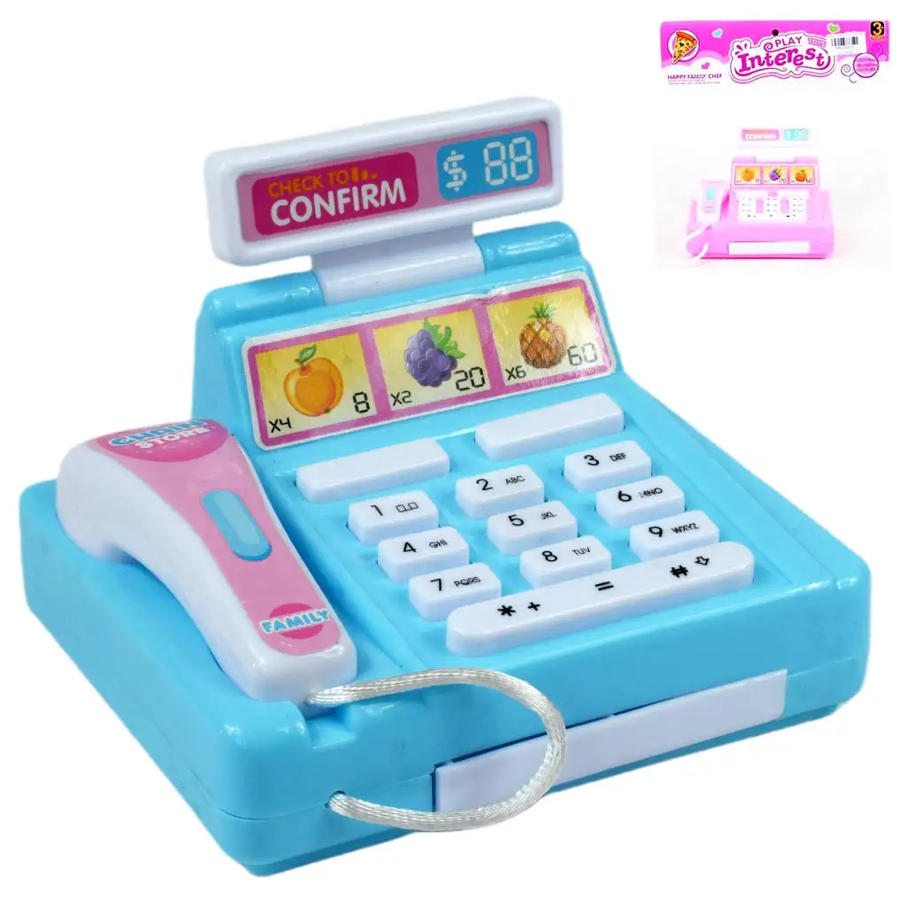 imagen de Happy Shopping: Caja registradora con cajón abierto en dos versiones 12,5cm 1