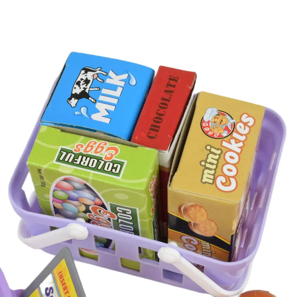imagen de Happy Shopping: Caja registradora electrónica blanca-rosa con sonido y accesorios 22,5x17cm 7