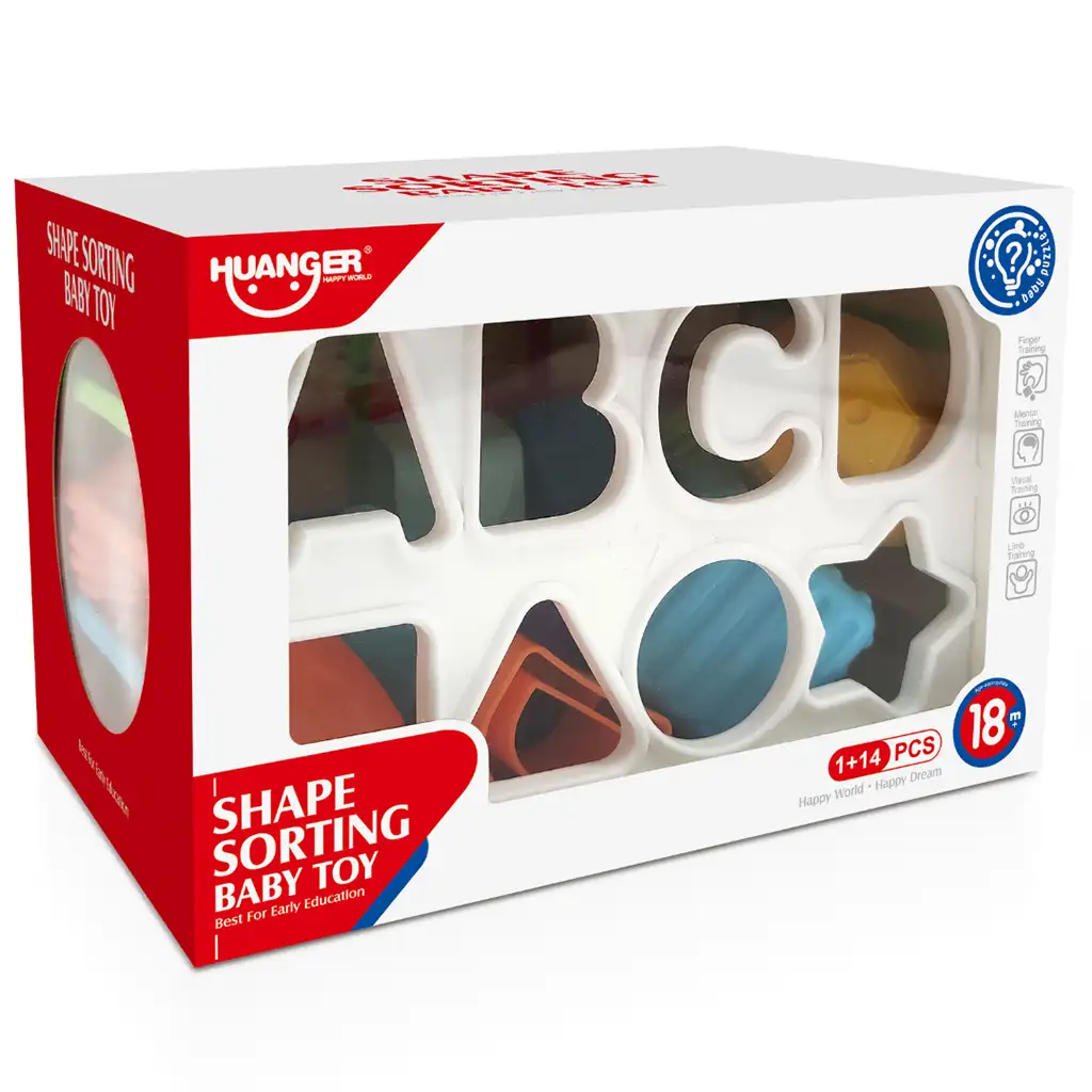 imagen de Happy World: ABC clasificador de formas divertido 3