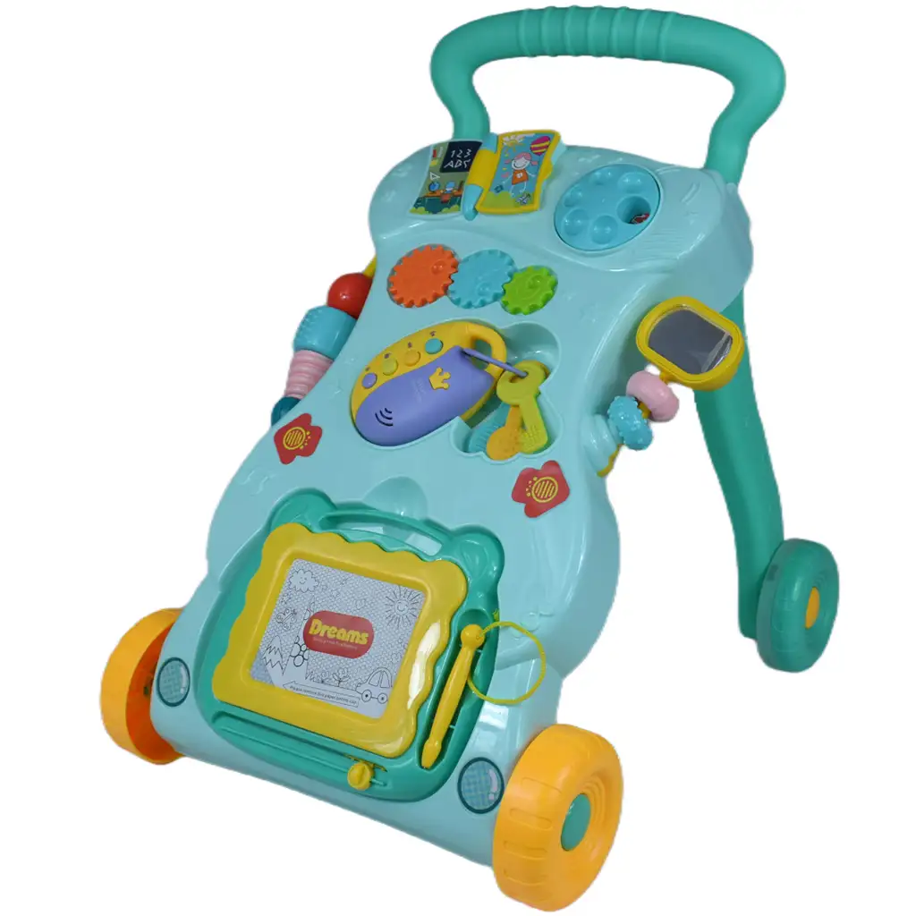 imagen de Happy World: Andador de desarrollo de habilidades en verde menta 2