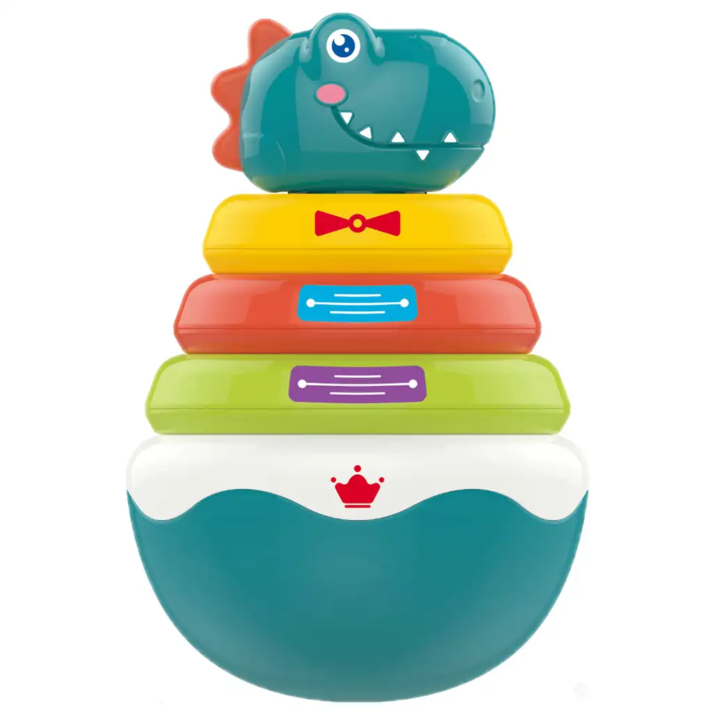 imagen de Happy World: Juego de construcción de torres de dinosaurios 2
