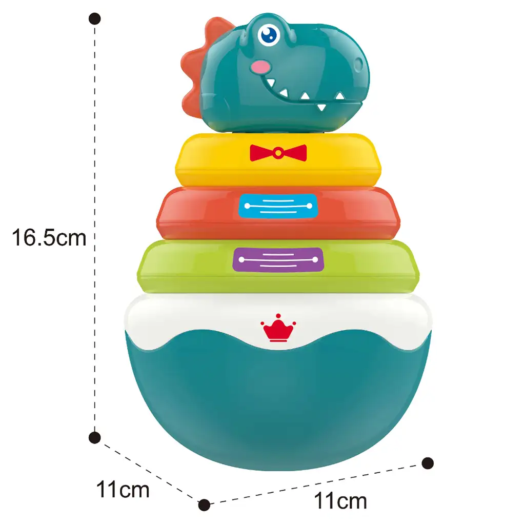 imagen de Happy World: Juego de construcción de torres de dinosaurios 3