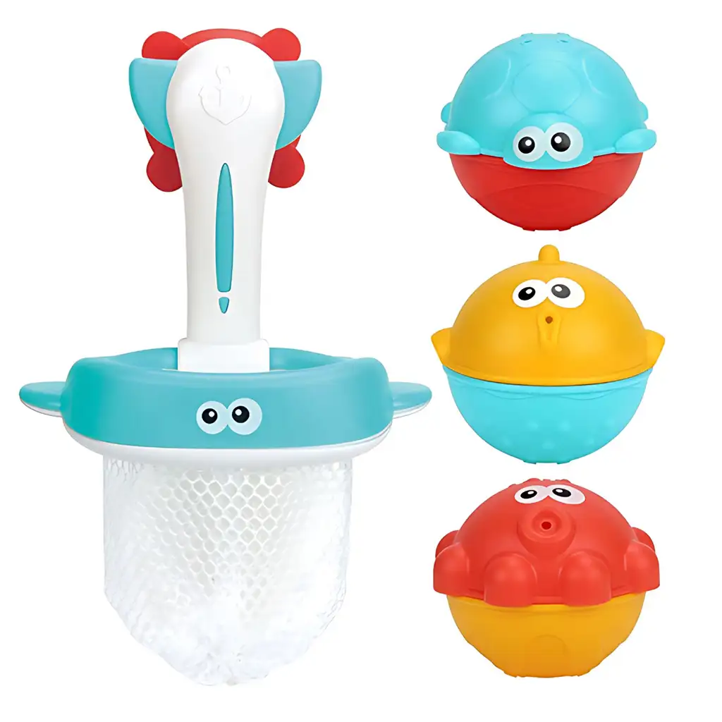 imagen de Happy World: Juego de pesca con animales marinos para el baño 2