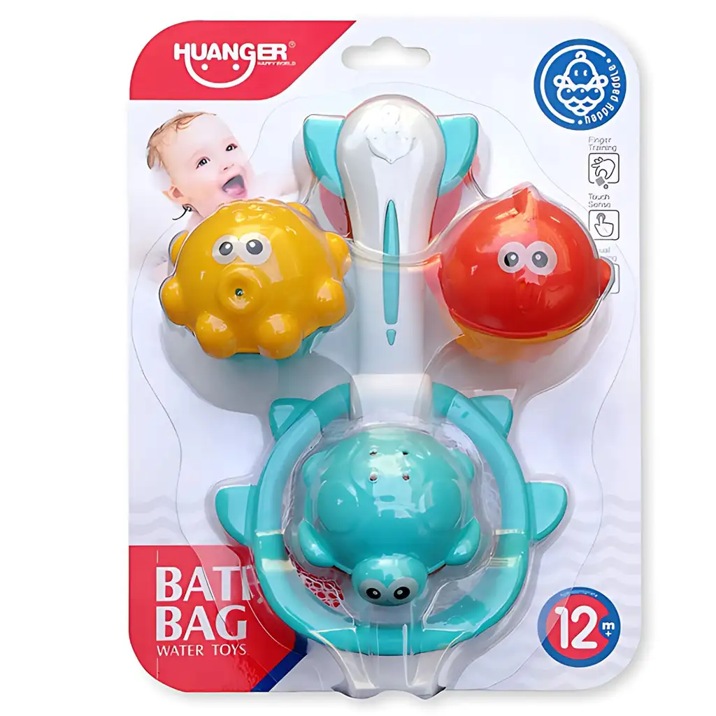 imagen de Happy World: Juego de pesca con animales marinos para el baño 3