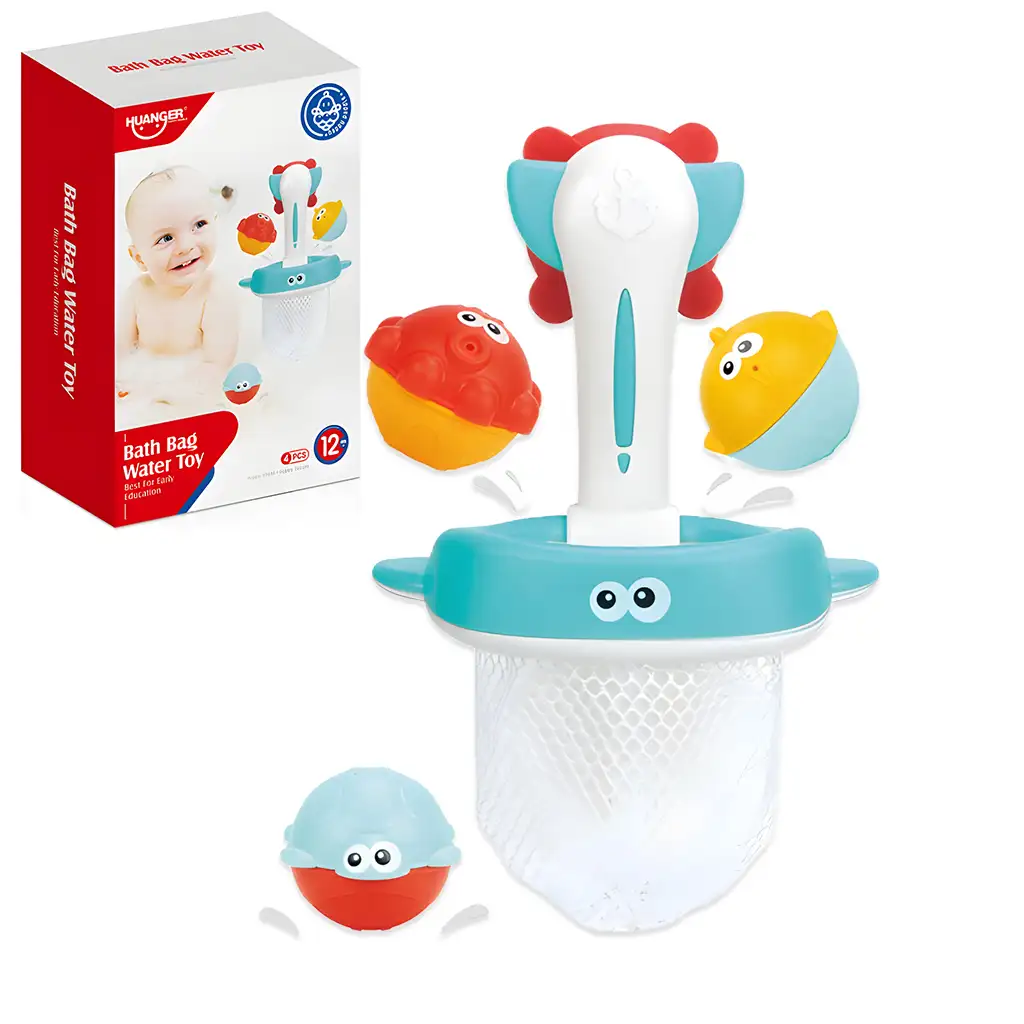 imagen de Happy World: Juguete de baño con animales marinos 1