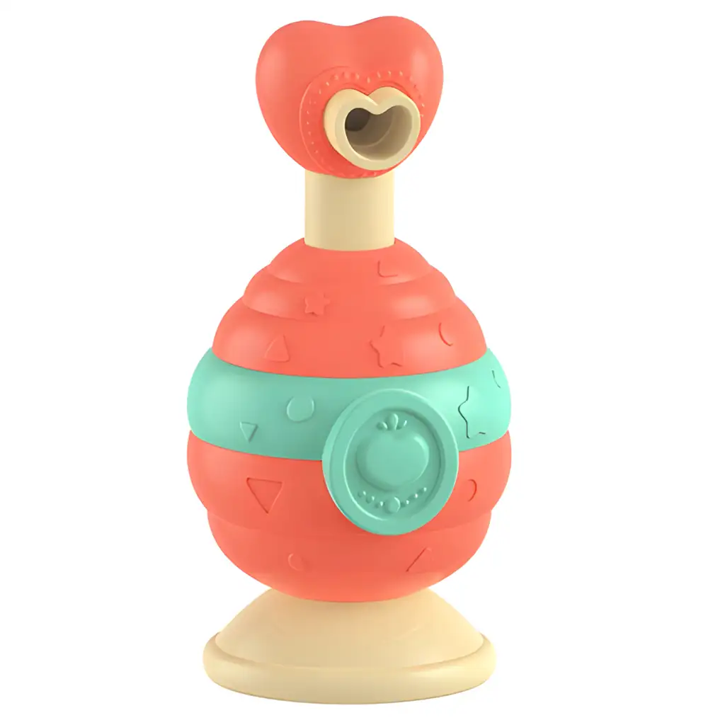imagen de Happy World: Juguete de baño con corazoncitos 2
