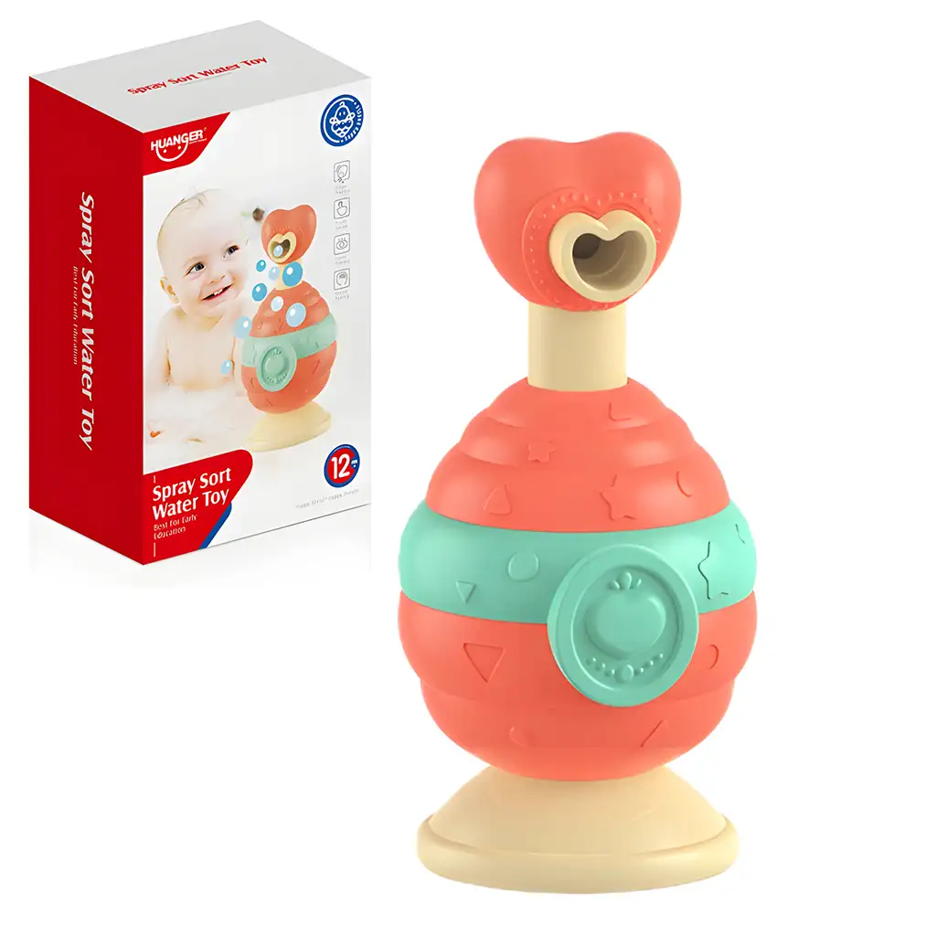imagen de Happy World: Juguete de baño con corazoncitos 1