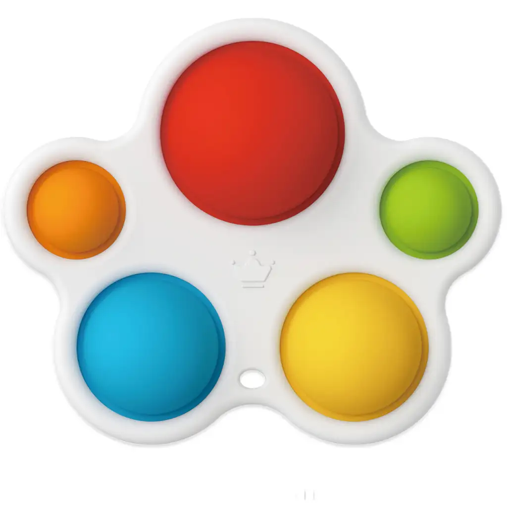 imagen de Happy World: Juguete de desarrollo de habilidades Pop-it colorido 2