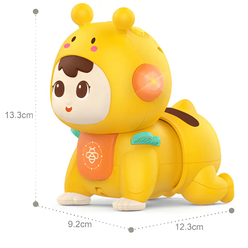 imagen de Happy World: Muñeca trepadora Tityi-Totyi con disfraz de abeja y sonido y luz 3