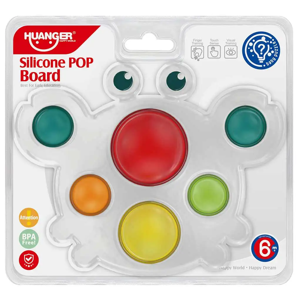 imagen de Happy World: ¡Pop it! Juguete de bebé relajante de cangrejo 1