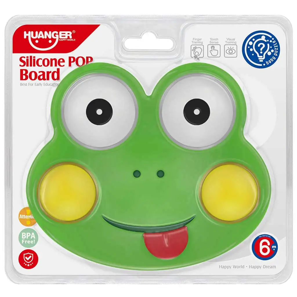 imagen de Happy World: ¡Pop it! Rana tranquilizadora amigo juguete de desarrollo de habilidades 1