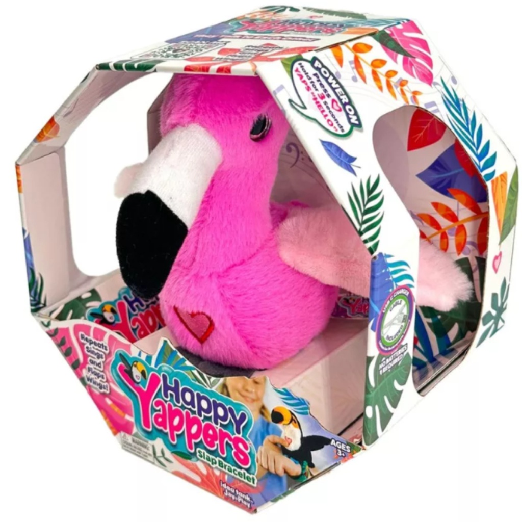 imagen de Happy Yappers flamenco de peluche interactivo 1
