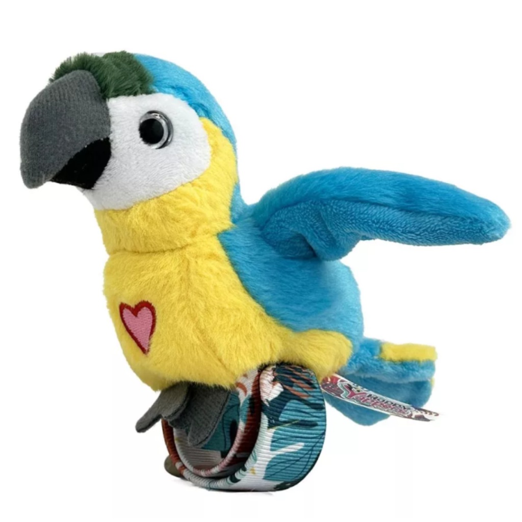 imagen de Happy Yappers loro de peluche interactivo azul 2