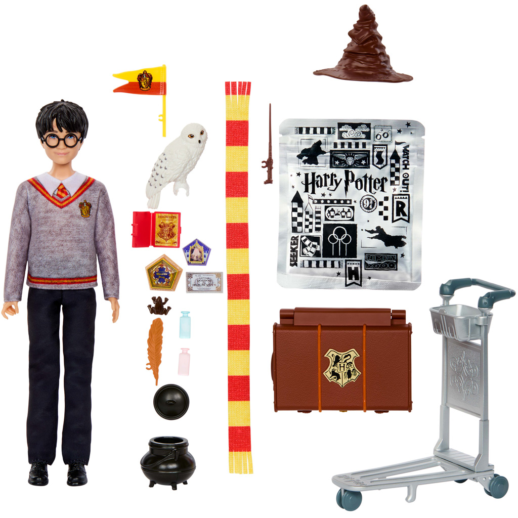 imagen de Harry Potter and the Platform 9¾ Playset with Harry Doll – Mattel 1