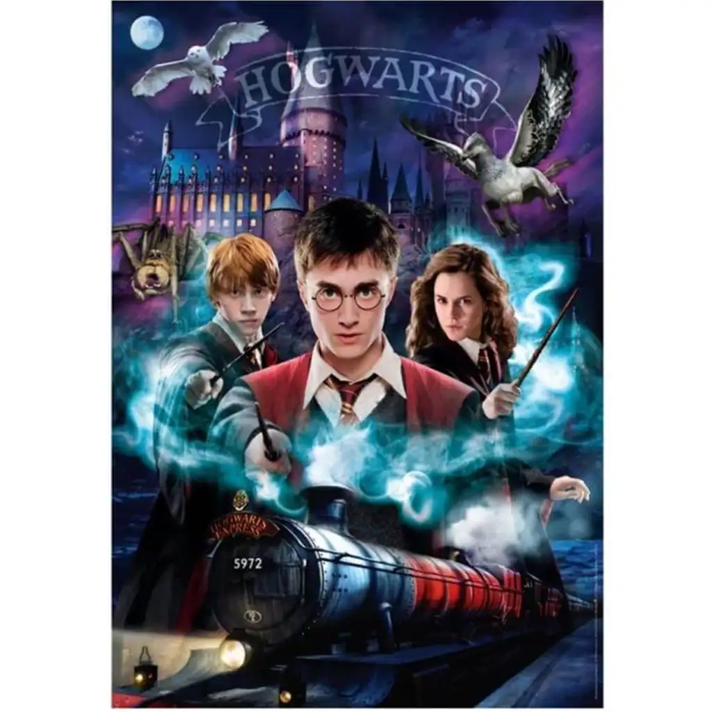 imagen de Harry Potter - El camino de la magia puzzle de 1000 piezas con póster - Clementoni 2