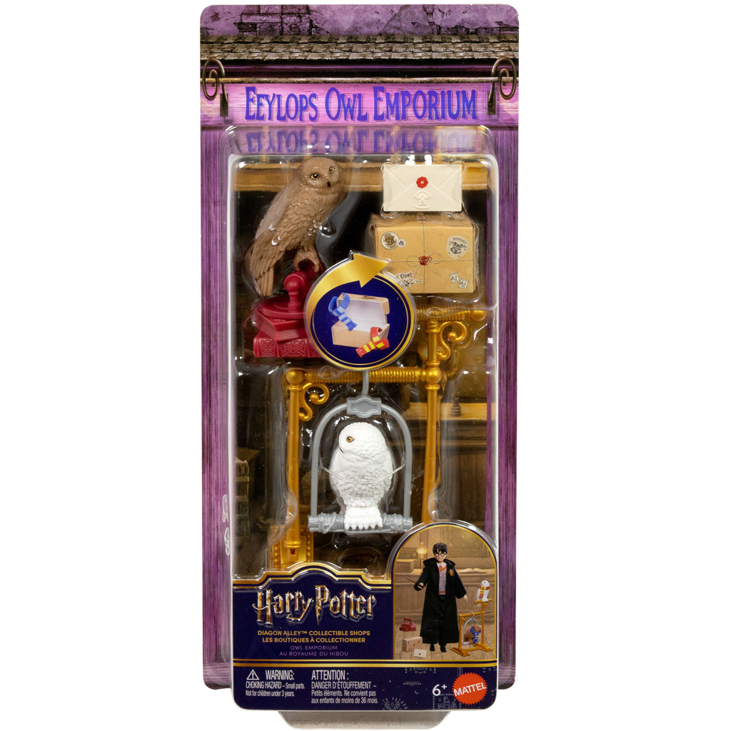 imagen de Harry Potter: Emporio de Búhos Callejón Diagon Juego de Set - Mattel 1