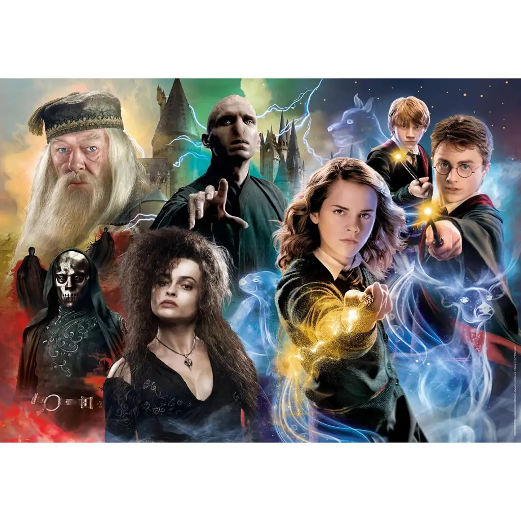 imagen de Harry Potter enfrentamiento mágico puzzle supercolor de 104 piezas - Clementoni 2