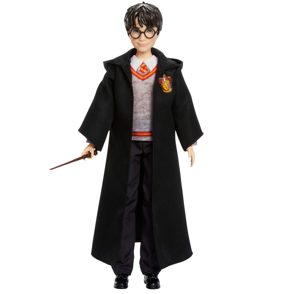 imagen de Harry Potter: Harry muñeco con túnica y varita - Mattel 2