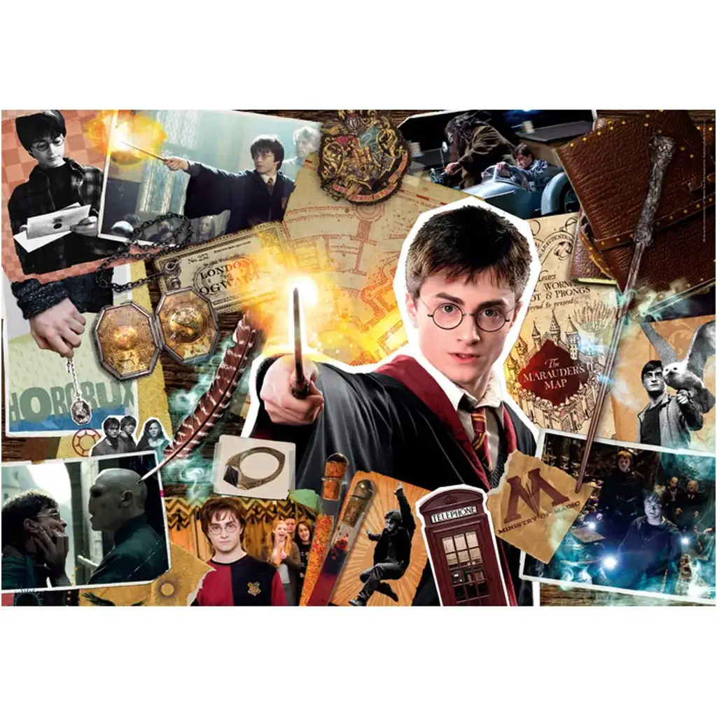 imagen de Harry Potter - Las reliquias del mundo mágico puzzle compacto de 1500 piezas - Clementoni 2