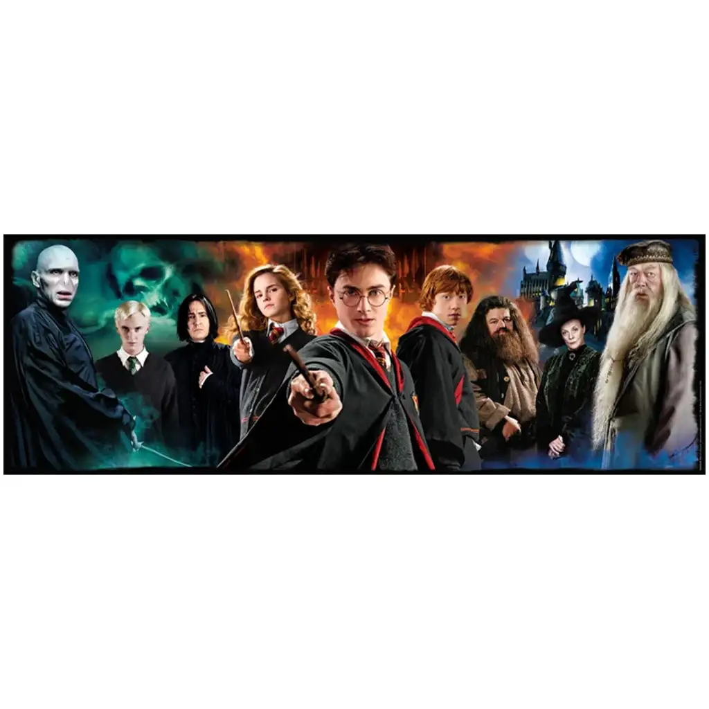 imagen de Harry Potter - Los guerreros del mundo mágico 1000 piezas con póster - Clementoni 2