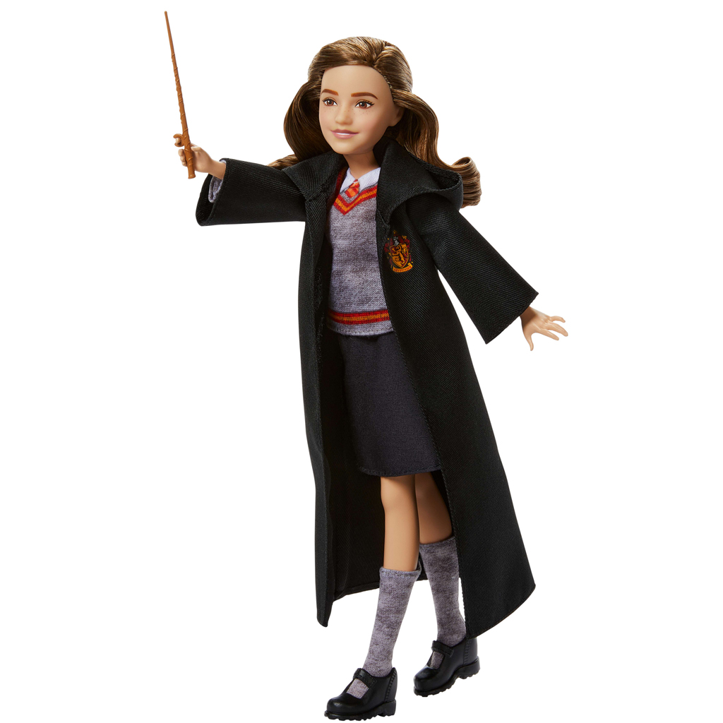 imagen de Harry Potter: Muñeca de Hermione Granger con túnica y varita mágica - Mattel 3