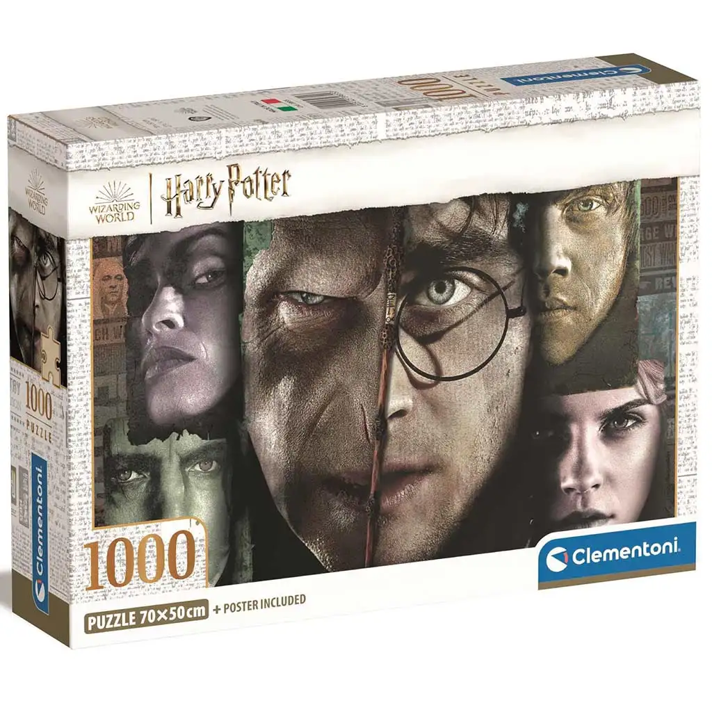 imagen de Harry Potter rompecabezas compacto de 1000 piezas 70x50cm - Clementoni 1