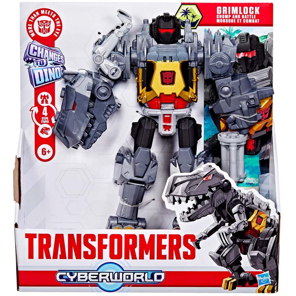 imagen de Transformers Cyberworld: Chomp & Battle Grimlock figura 22,5cm - Hasbro 1