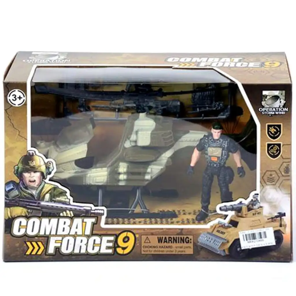 imagen de Helicóptero militar con figura 1