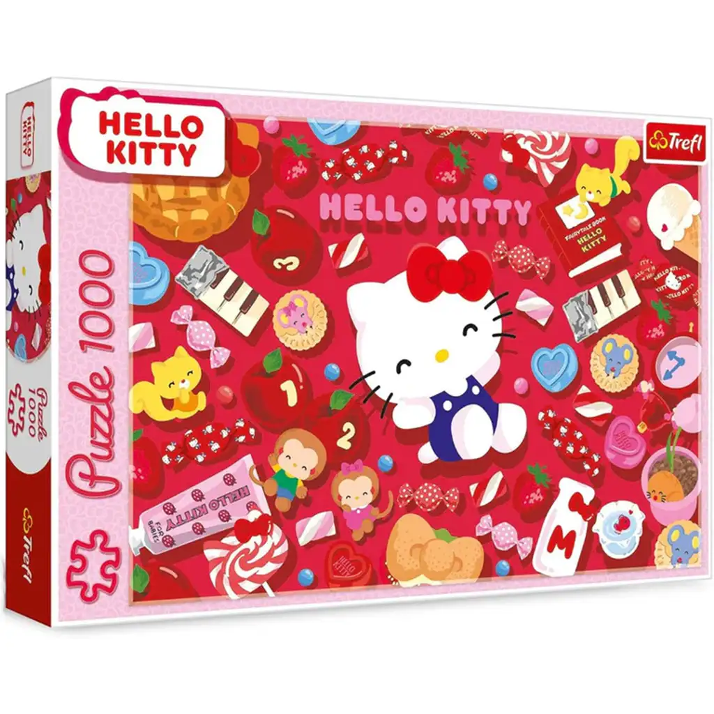 imagen de Hello Kitty dulce sueño puzzle de 1000 piezas - Trefl 1
