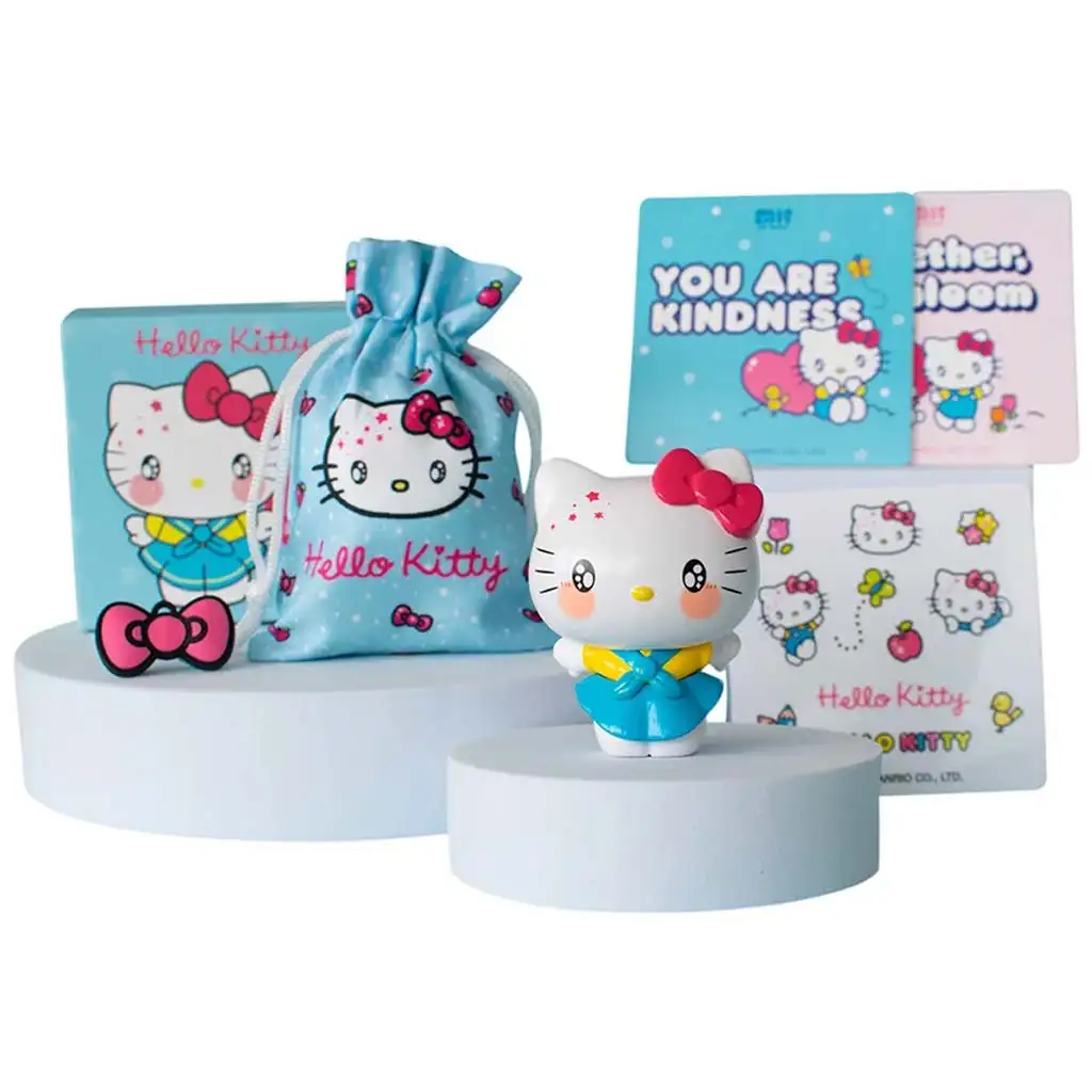 imagen de Hello Kitty: Figura de Hello Kitty en caja con accesorios de 6 cm 1