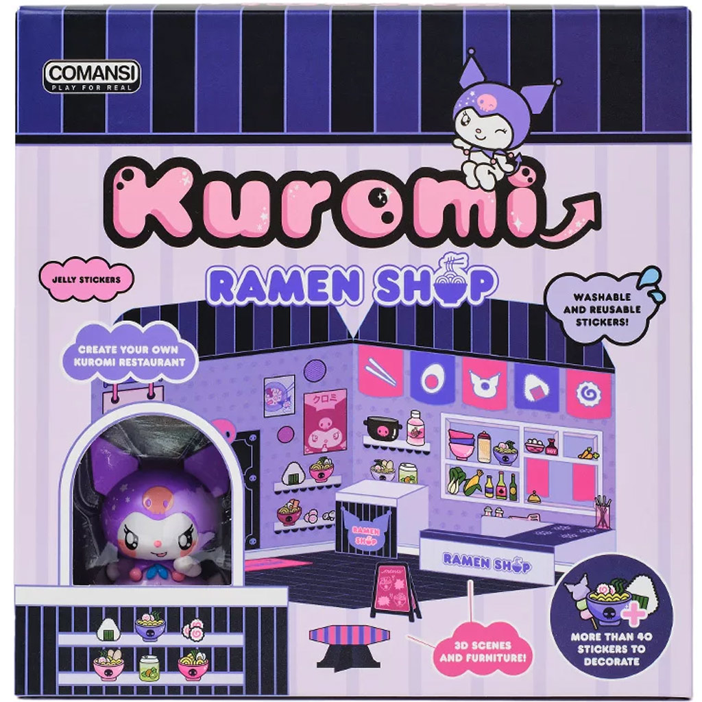 imagen de Hello Kitty: Figura de Kuromi Ramen Shop con casa decorable - Comansi 2