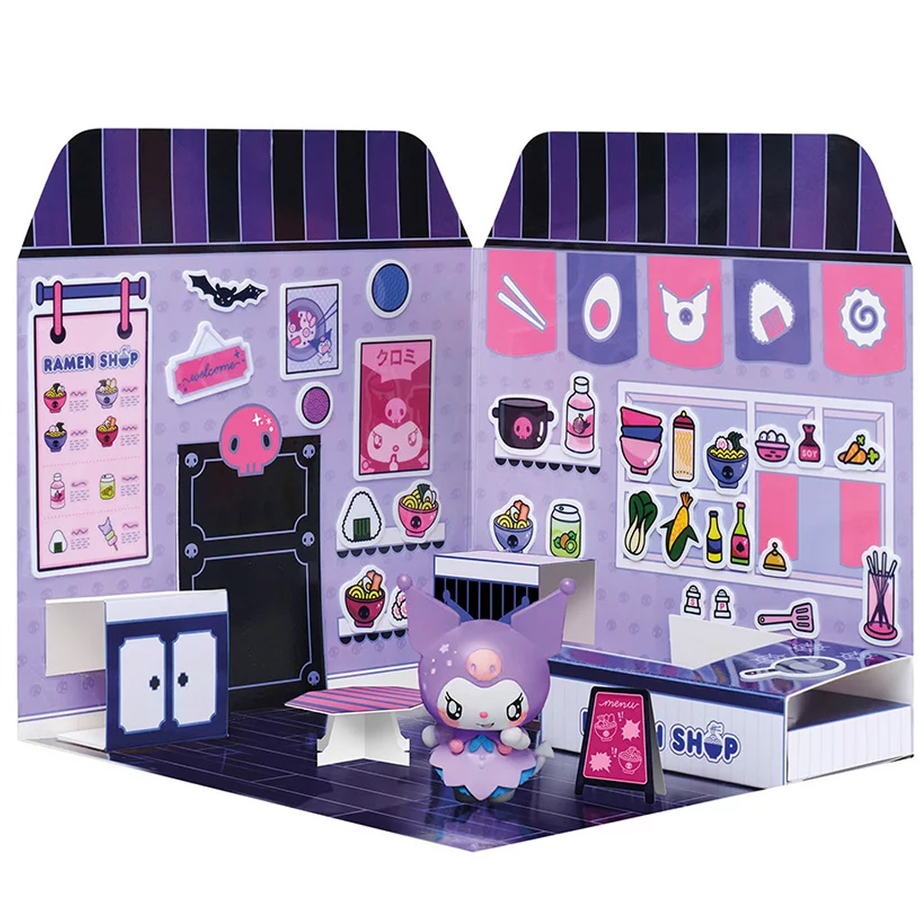 imagen de Hello Kitty: Figura de Kuromi Ramen Shop con casa decorable - Comansi 3