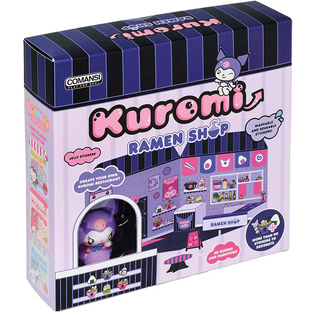 imagen de Hello Kitty: Figura de Kuromi Ramen Shop con casa decorable - Comansi 1