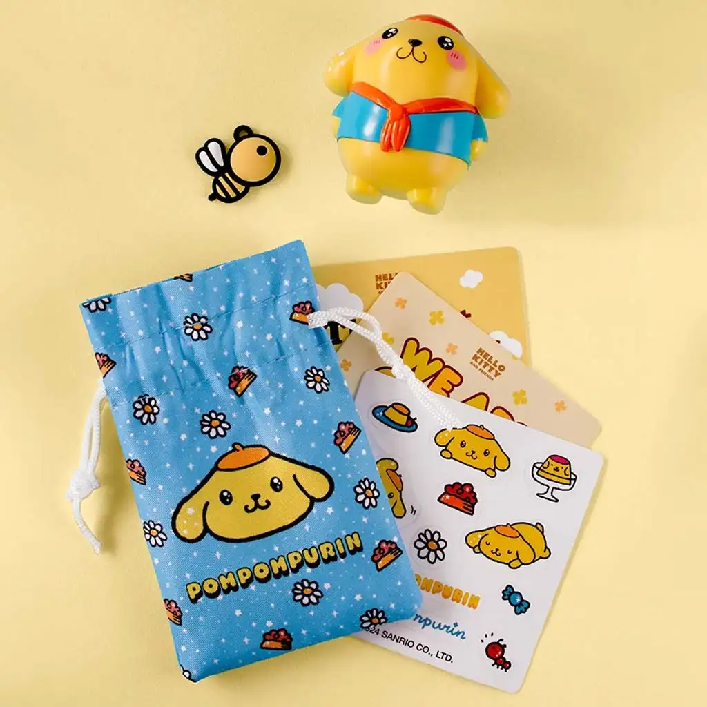 imagen de Hello Kitty: Figura de Pompompurin en caja con accesorios de 6 cm 3