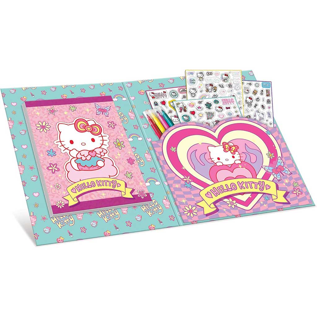 imagen de Hello Kitty Libro para Colorear con Stickers - Lisciani 2
