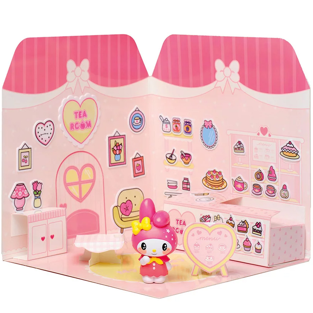 imagen de Hello Kitty: My Melody Sala de Té figura decorable con casa - Comansi 3