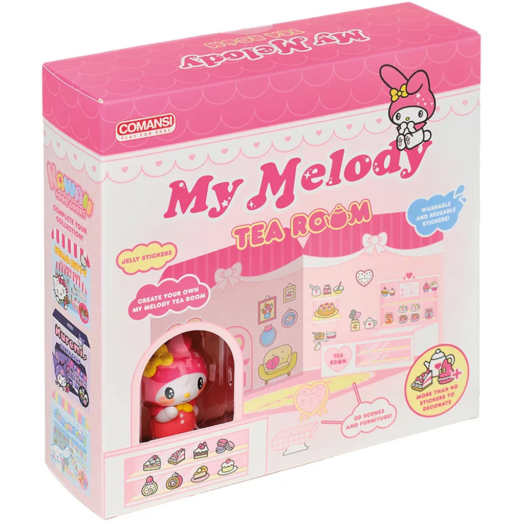 imagen de Hello Kitty: My Melody Sala de Té figura decorable con casa - Comansi 1