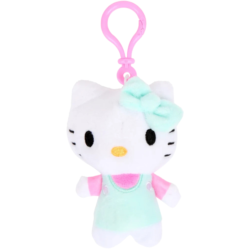 imagen de Hello Kitty peluche clip para bolso, 12 cm - verde menta 1