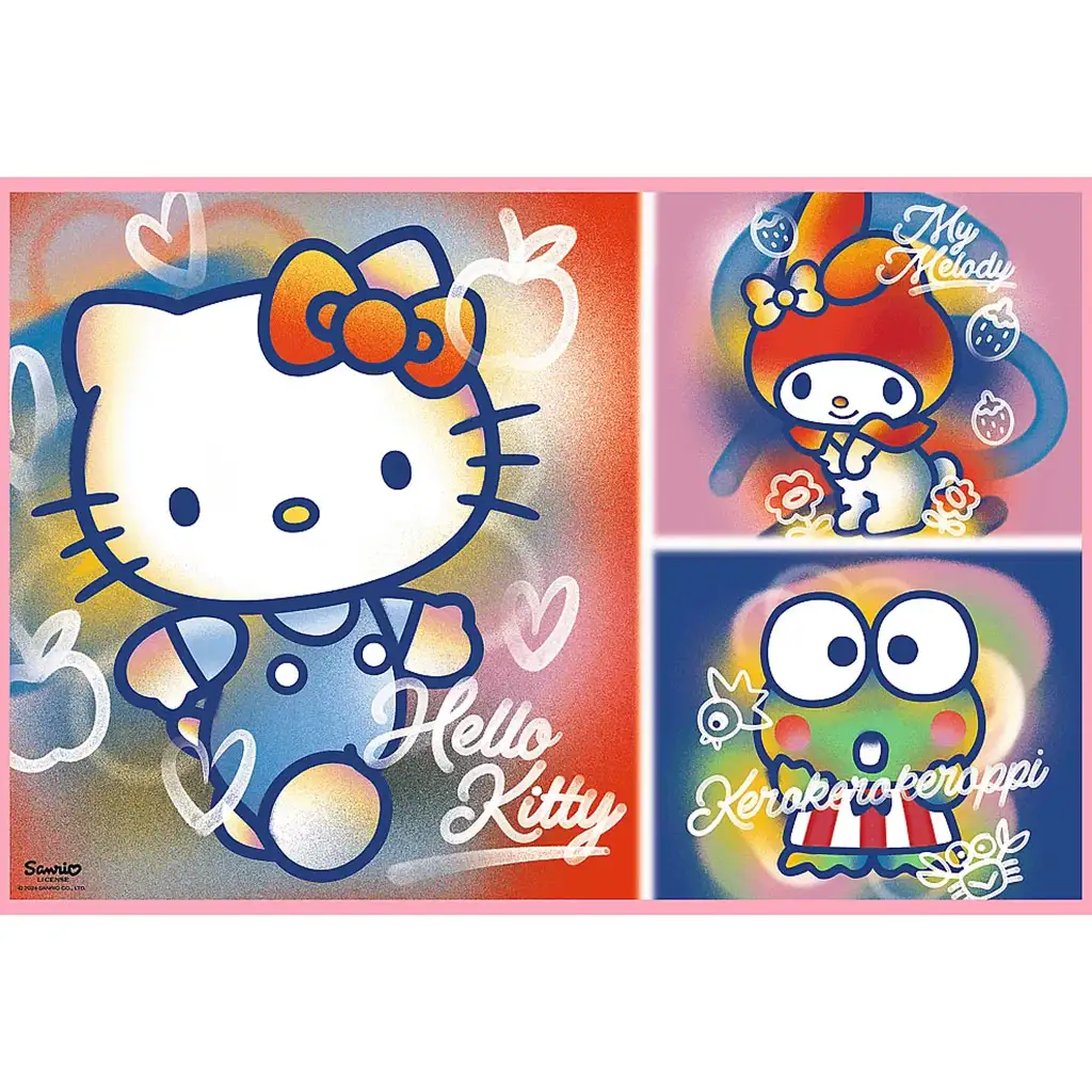 imagen de Hello Kitty y sus amigos 2x200 puzzle - Trefl 2