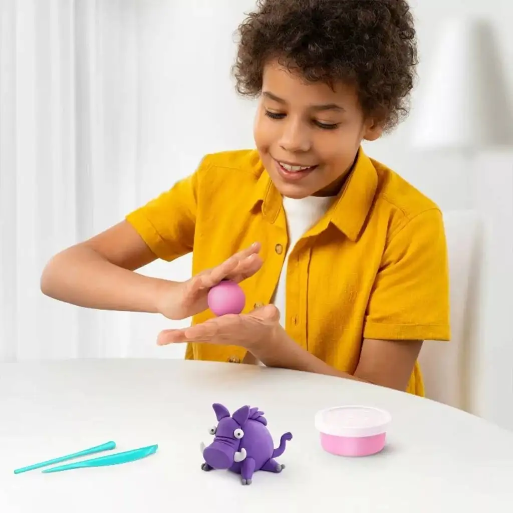 imagen de Hey Clay: Gran set de plastilina con aplicación para teléfono - Animales del bosque 5