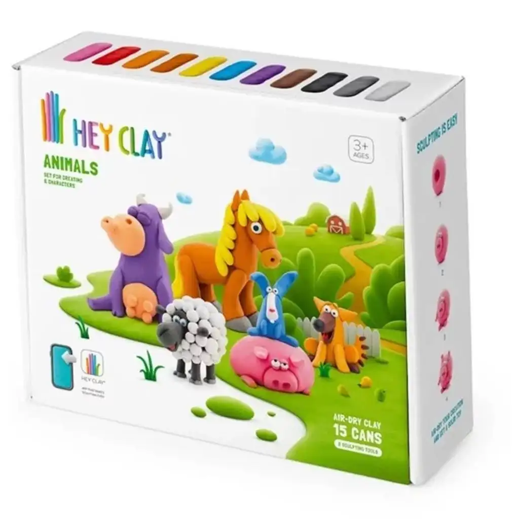 imagen de Hey Clay: Gran set de plastilina con aplicación para teléfono - Mascotas 1