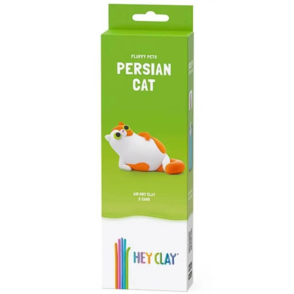 imagen de Hey Clay: Suave y esponjosa figura de gato persa set de plastilina 1