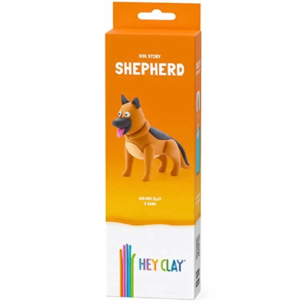 imagen de Hey Clay: Suave y peludo cachorro pastor alemán set de plastilina 1