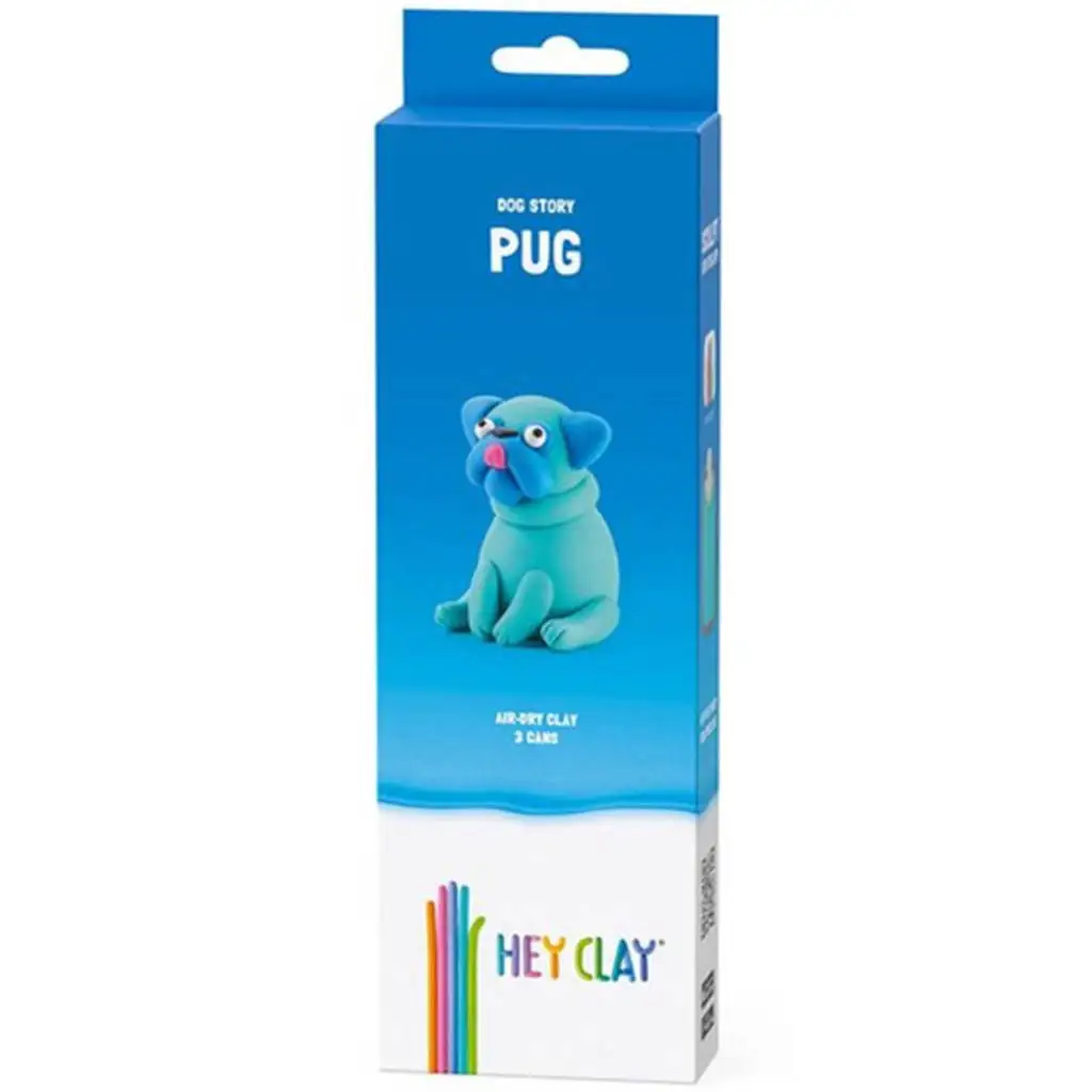 imagen de Hey Clay: Suave y peludo perrito bulldog set de plastilina 1