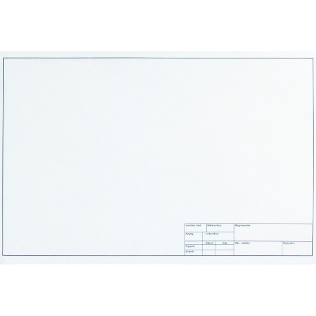 imagen de Hoja de dibujo técnico enmarcada A/3 paquete de 10 unidades 1